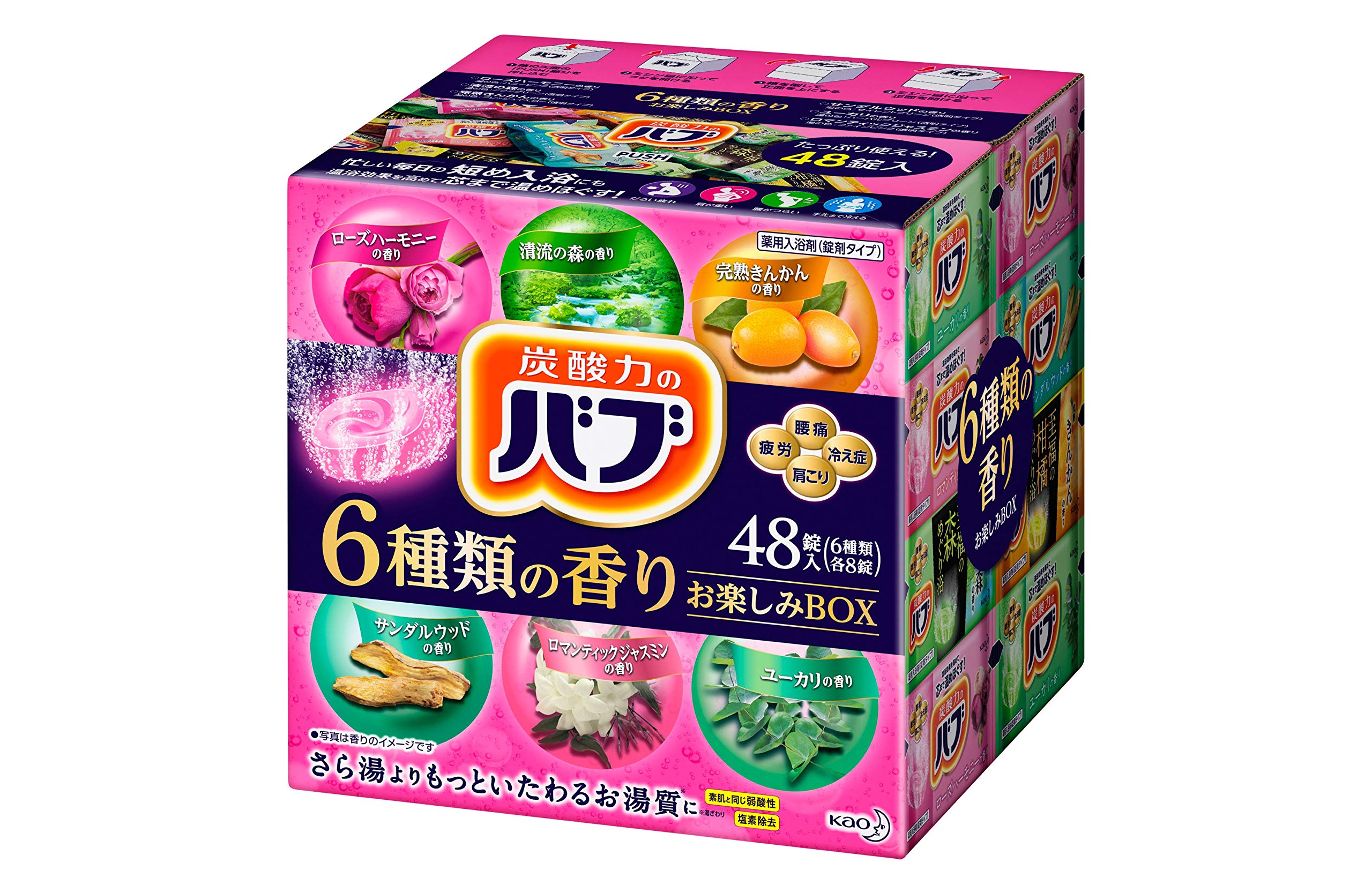 

Набор солей для ванны с 6 ароматами (48 таблеток) [Квазинаркотик]