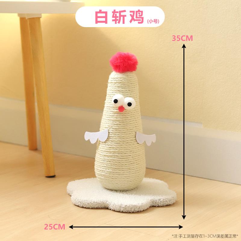 Vertical Sisal Cat Scratching Post Durable No Shedding Self Entertaining Scratcher Pole For Indoor Pets Home And Living Cozy