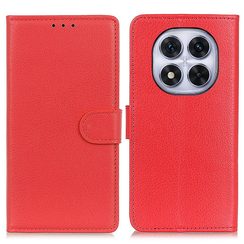 For Xiaomi Redmi Note 14 Pro 4G Wallet Case PU Leather Phone Cover Litchi Texture