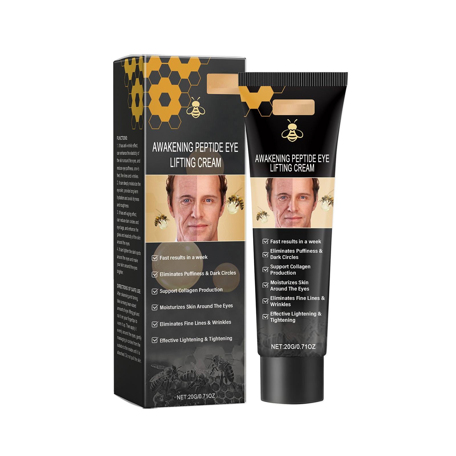 

Мужской пептидный гель для кожи вокруг глаз наносится ежедневно для увлажнения и разглаживания мелких морщин One Size