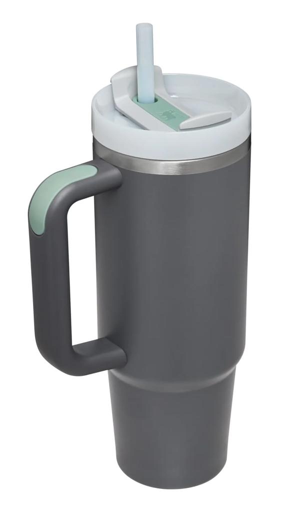 STANLEY Wasserflasche, Becher, Kaltlagerung, Vakuum, Slim Quencher H2.0, 0,88 l, 10-10827-077 (Grün/FF)