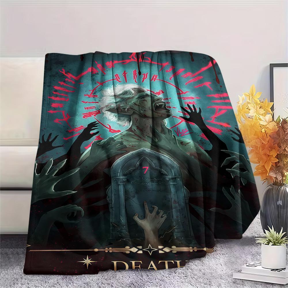 Baldur's Gate Print FlAannel Blanket, High quality Comfortable for All Seasons, Home Decor, Warmth and Comfort