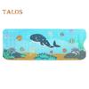 Bathtub Mat Cartoon Printed Anti-Slip with Drainage Holes Strong Suction Cups Safe Fun Bathing Experience Children Shower Mat