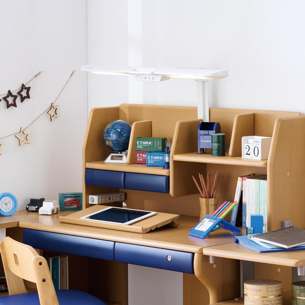 Koizumi Furnitech KOIZUMI (Study Desk) Desk Light, LED Light, Clamp, LED Mode Control Straight Light, White, ECL-653