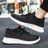 Men's Fashion Breathable Sports Flyknit Mesh Shoes Outdoor Hiking Shoes Tourism Walking Socks Shoes