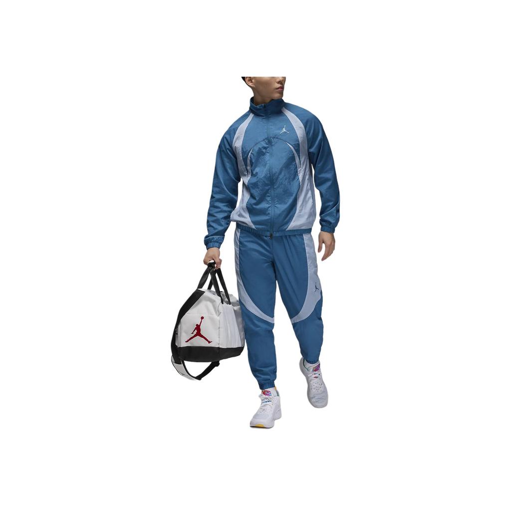 Jordan Sport Color Block Drawstring Casual Jogger Pants Men Bottoms Blue FN5851-457