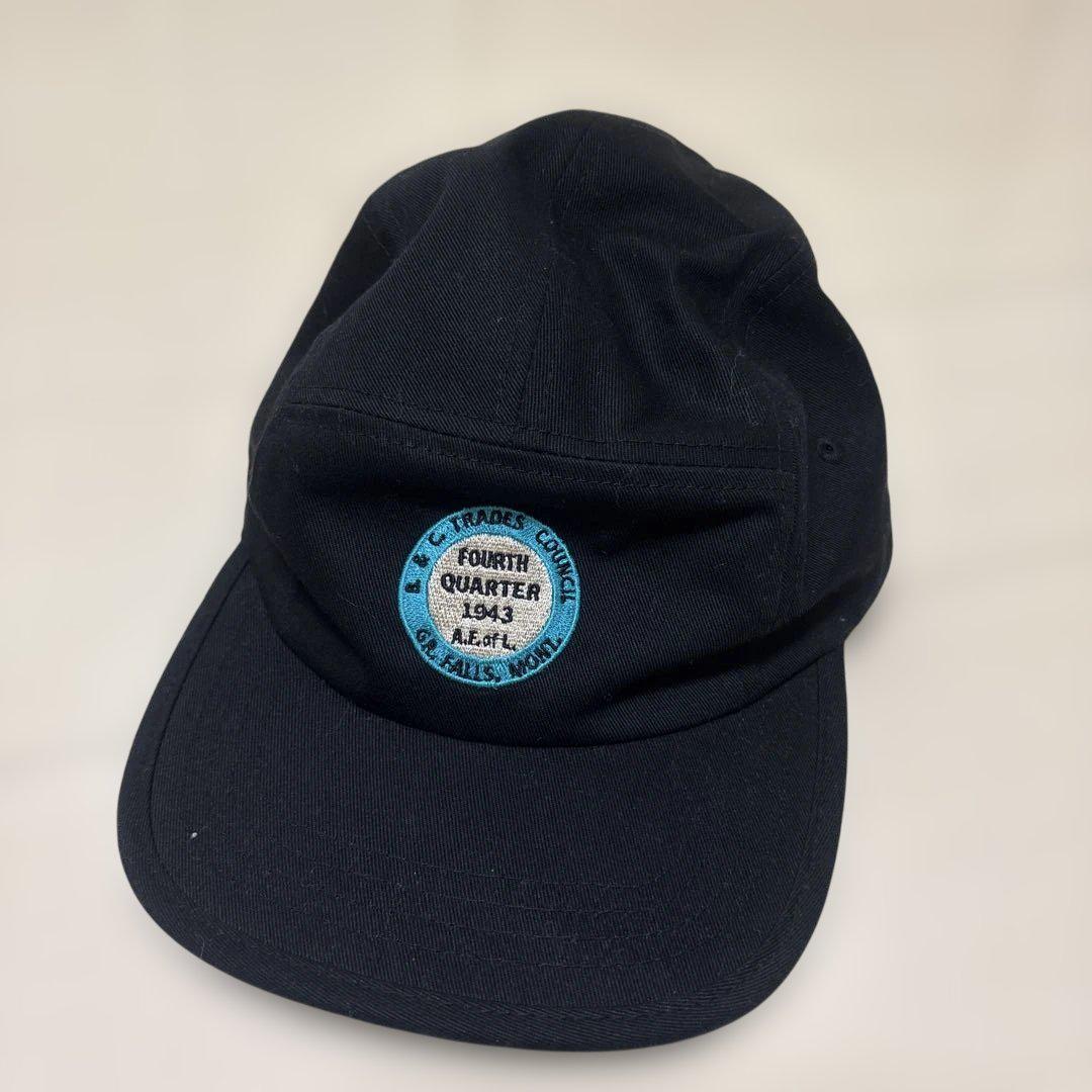 

[USED] Black embroidered patch cap