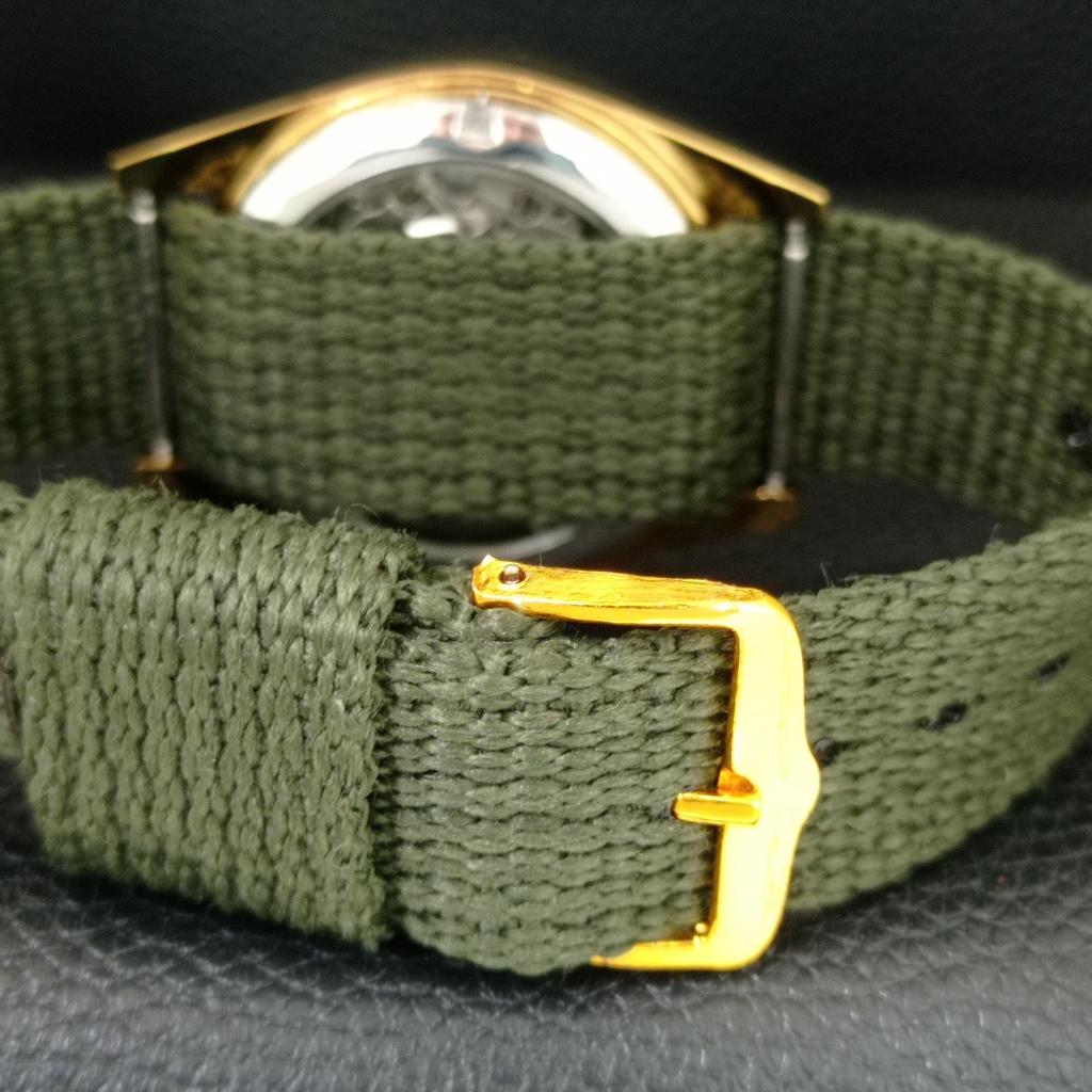VINTAGE REFURBISHED CITIZEN AUTOMATIC 8200 JAPAN MENS GREEN DIAL WATCH a445353-1