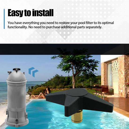 CX900G Locking Knob or CX900DA Pool Filter Knob Kit Compatible with Hayward Star Clear Plus Cartridge Filter and Separation Tank Models C751 C900