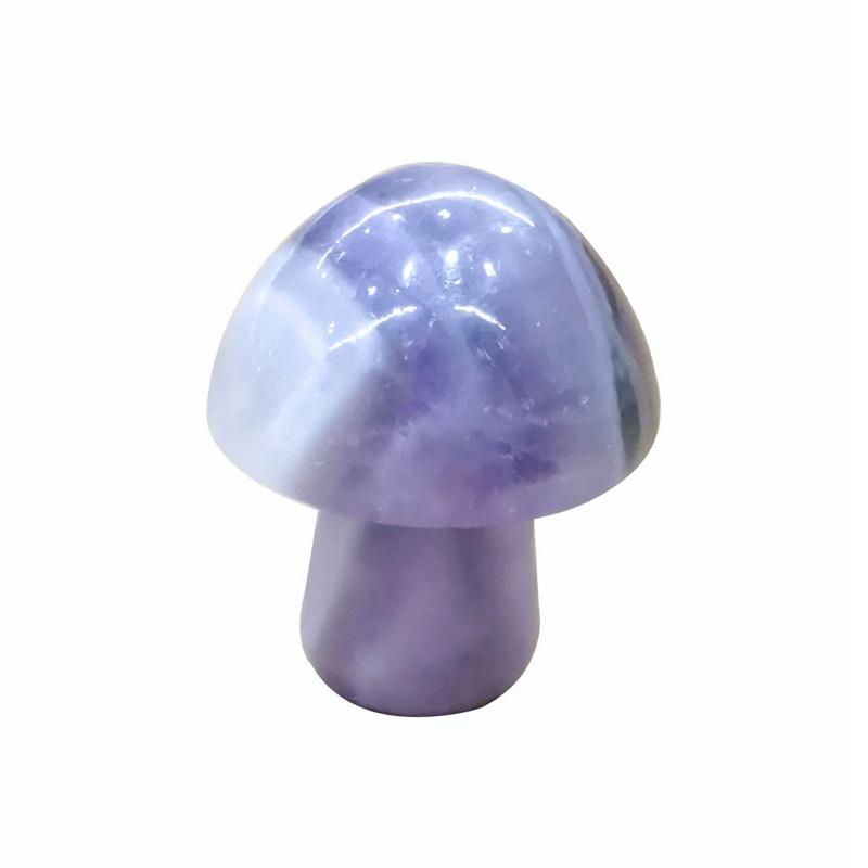 

Mixed Quartz Shaped Natural Stone Carved Decorative 10PCS Mushroom Crystal Agate