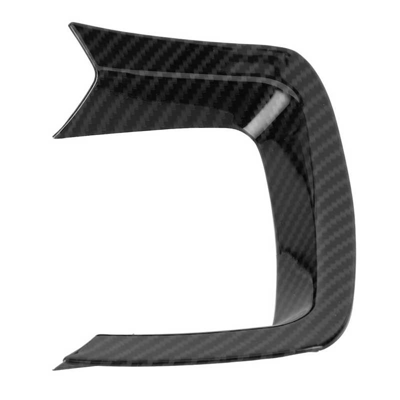 U-Shape Steering Wheel Lower Trim Carbon Fiber Style Fit for Land Rover Range Rover Sport/Evoque 2014- Car