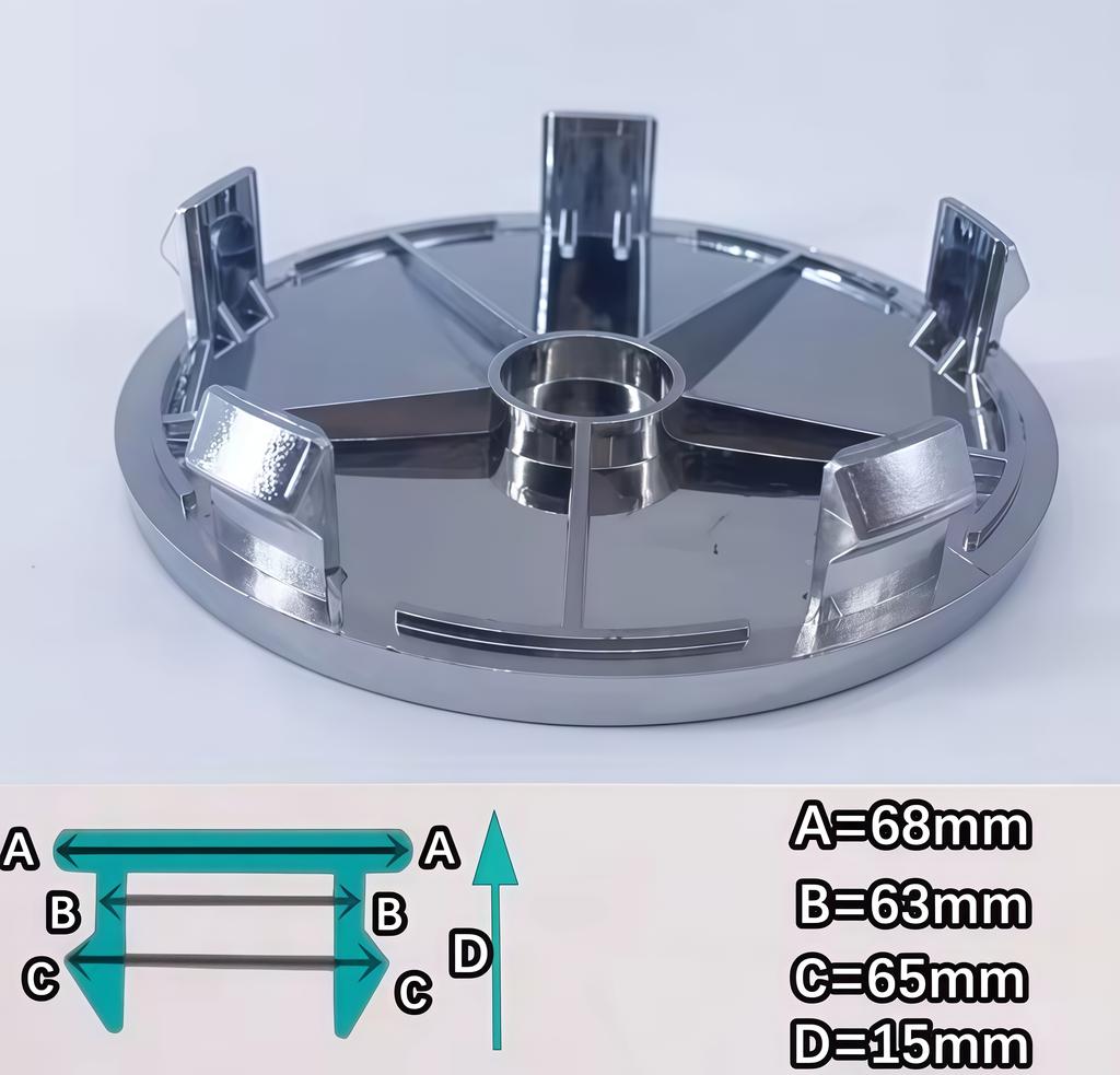100/80pcs 54/56/60/62/65/68mm Car Wheel Center Caps Hubcap Cover Hub Center Cap ForFord Rim Cover