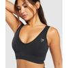 Gymshark Everyday Seamless Sports Bra Black B8a4t Bb2j