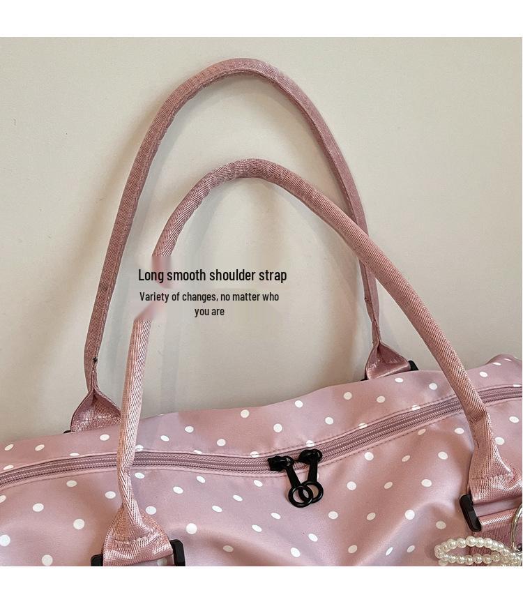 Women's Portable Travel Bag: Lightweight, Large Capacity, Ideal for Short Trips and as Carry-On Luggage.