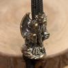 Outdoors DIY Tools EDC Brass Stone Gargoyle Knife Beads Lanyard Pendants Key Rings Accessories