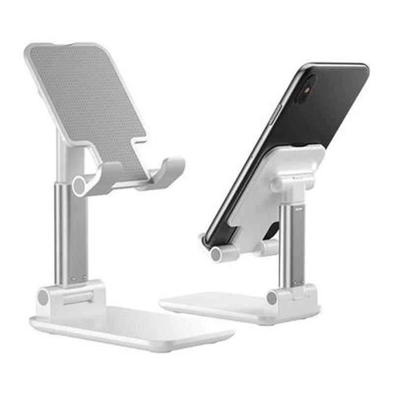 Universal Desktop Mobiltelefon Holder Stativ for IPhone IPad, Justerbar Tablet Sammenleggbar Bord Mobiltelefon Bordstativ Holder, 1 stk.