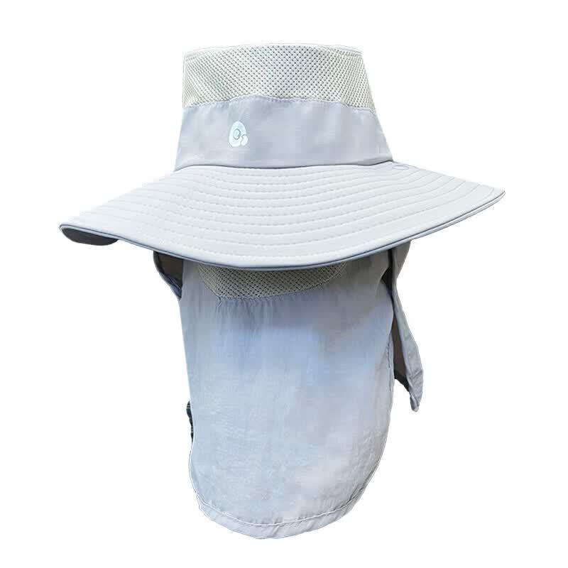 Quyoubang Outdoor Sun Protection Breathable Fisherman Hat