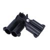 10PCS Black Plant Stake Joint 11mm/16mm Garden Stake Joint  for Plant Support Frames