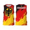 Men Basketball Sports England Flag Running Fitness Multifunction Jersey Sleeveless shirt Custom Name Nunber Exclusive