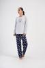 Women's Cotton Pajamas Long Pants And Long Sleeve S Vienetta Pandas
