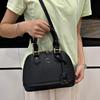 Women's Vintage 2025 Ostrich Pattern Large Capacity Handbag - Single Shoulder/Crossbody