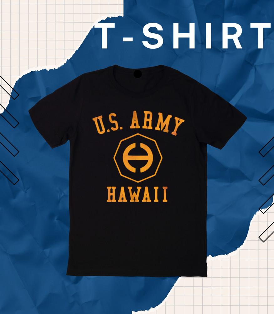 

US Army Hawaii Base Men s T Shirt United States of America Military Soldier EB. 2XL