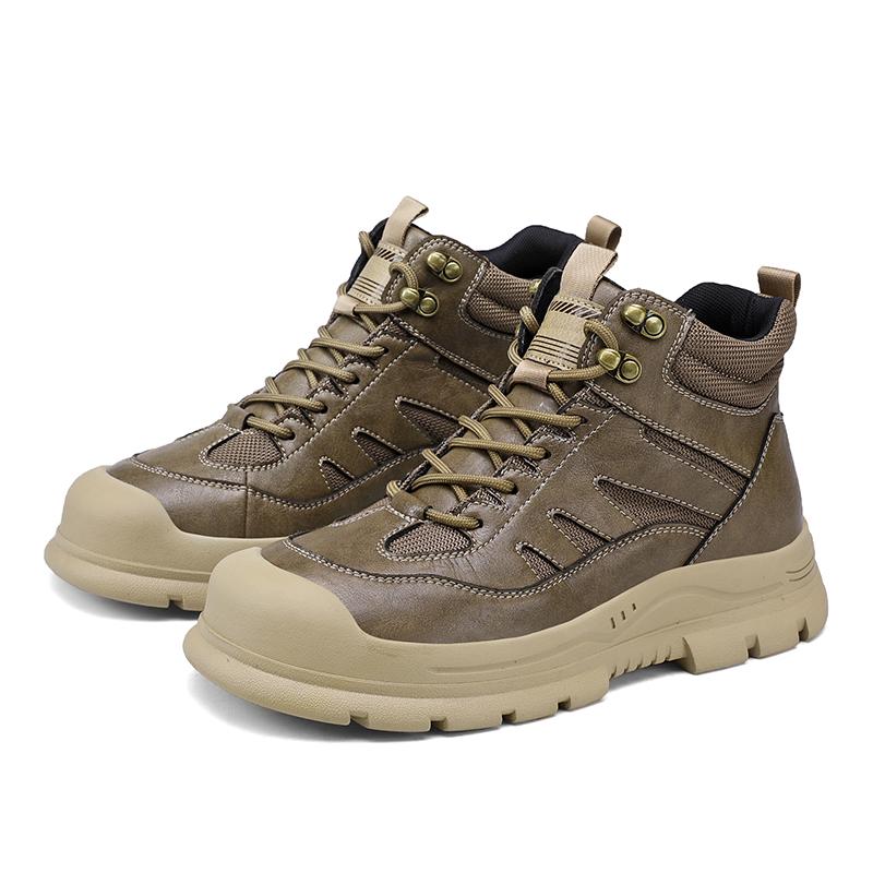 Fashion High quality New Black Autumn and winter men's boots Classic Comfort Thick Bottom Style Office outdoor leisure warm shoes