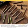 20Pcs 5/16-18x2inch Heavy Duty Carbon Steel Hanger Bolts Double End Bolts Hardware for Outdoor Furniture Installation