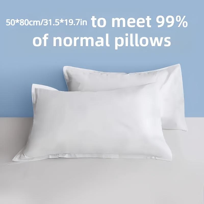 50/100 Pack Disposable Pillow Protector Covers Premium Thick Non-Woven Dustproof Travel Hotels Bedding Essential Pillowcase Set