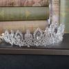 New bridal jewelry simple alloy rhinestone crown wedding headdress hair accessories wedding dress accessories