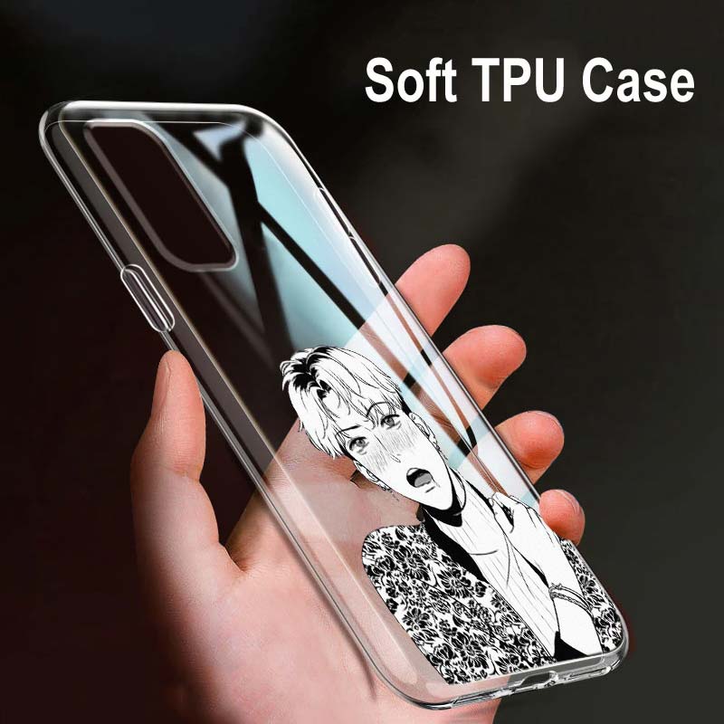 Gay Man Anime For OPPO Reno7 SE 6 5 Z F 4G 5G Find X2 X3 Neo Lite Pro Plus Transparent Soft Phone Case Coque