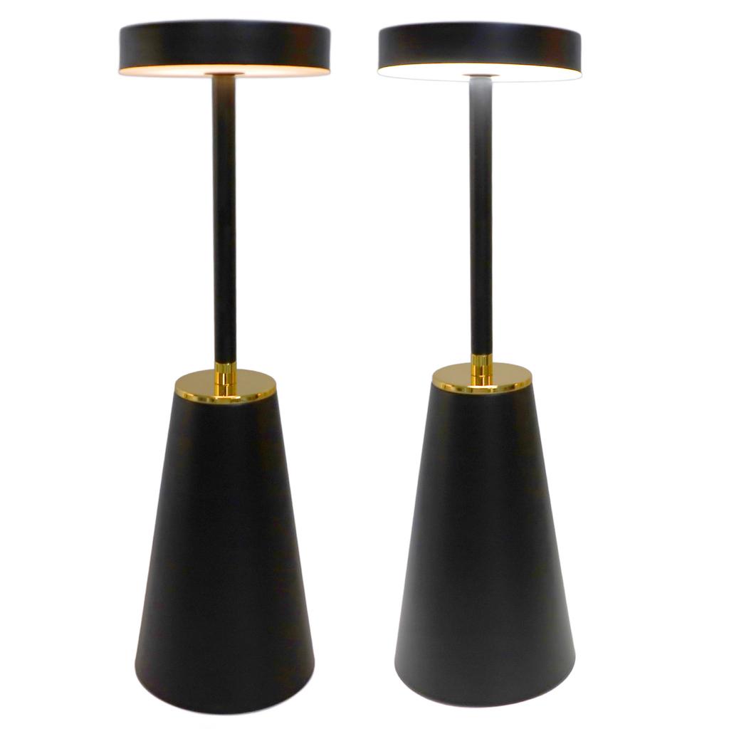 Cordless Table Lamp Rechargeable Touch Control Stepless Dimmable LED Portable Wireless for Home Living Room