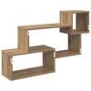 Floating Shelf Wall Mount Brown 87 x 20 x 55 cm