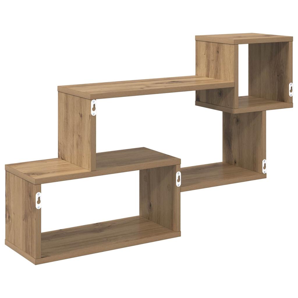 Floating Shelf Wall Mount Brown 87 x 20 x 55 cm