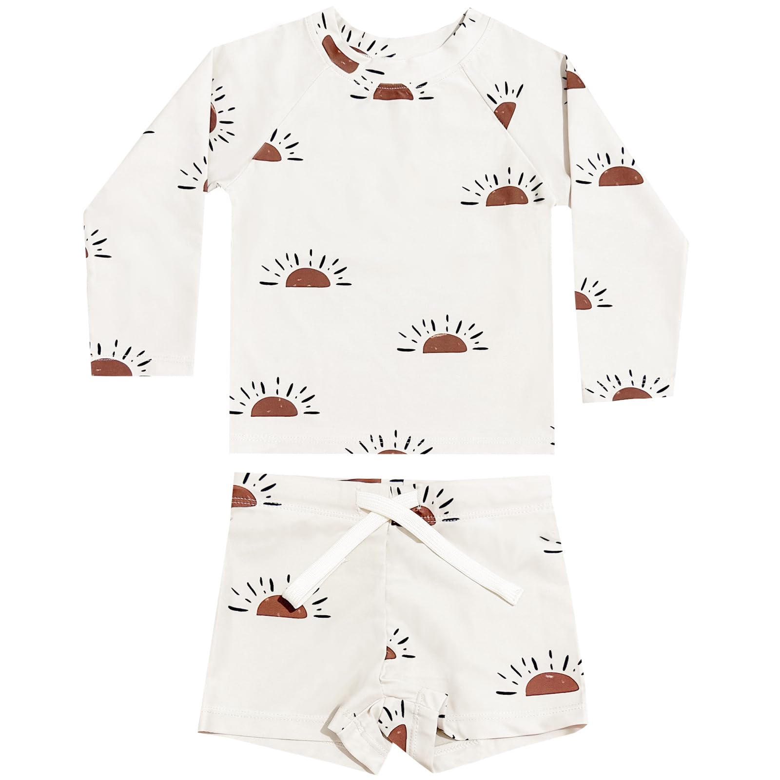 

Детский купальник для мальчиков, комплект, рашгард с длинным рукавом, плавки для плавания, шапочка, купальник для начальной школы, комплект из верха и низа, раздельный купальник для малышей