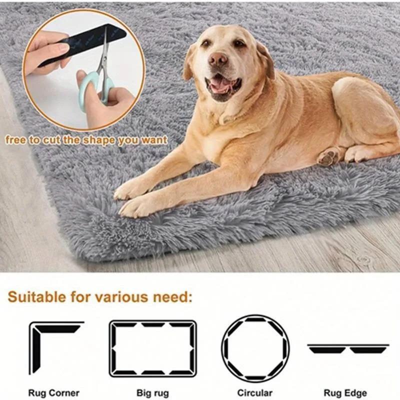 1PCS Reusable Black Double-sided Carpet Fixing Patches, Anti Curling and Anti Slip, Suitable for Carpets and Floor Mats