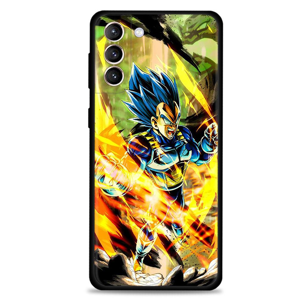 Dragon Ball Majin Vegeta Phone Case for Samsung Galaxy S20 S21 FE S22 Ultra S10 S9 S8 Plus S10e Note 20Ultra Silicon Cover