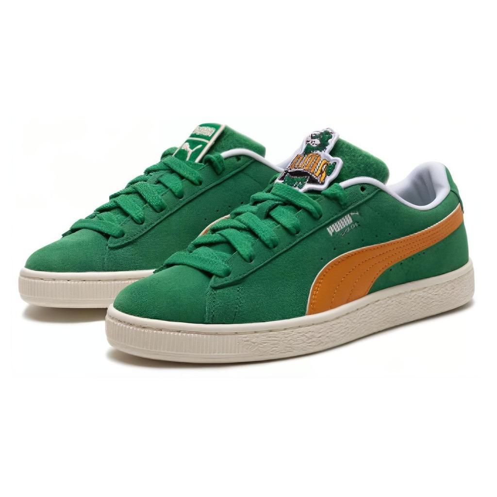 Puma Suede Patch Archive Green Unisex Sneakers Frosted-Ivory 395388-01