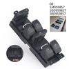 For VW Golf 4 Jetta MK4 Bora Beetle Passat B5 Plastic Black 12V Window Control Switch 1J4959857 3BD959857 1J4959857D 1J4959857C