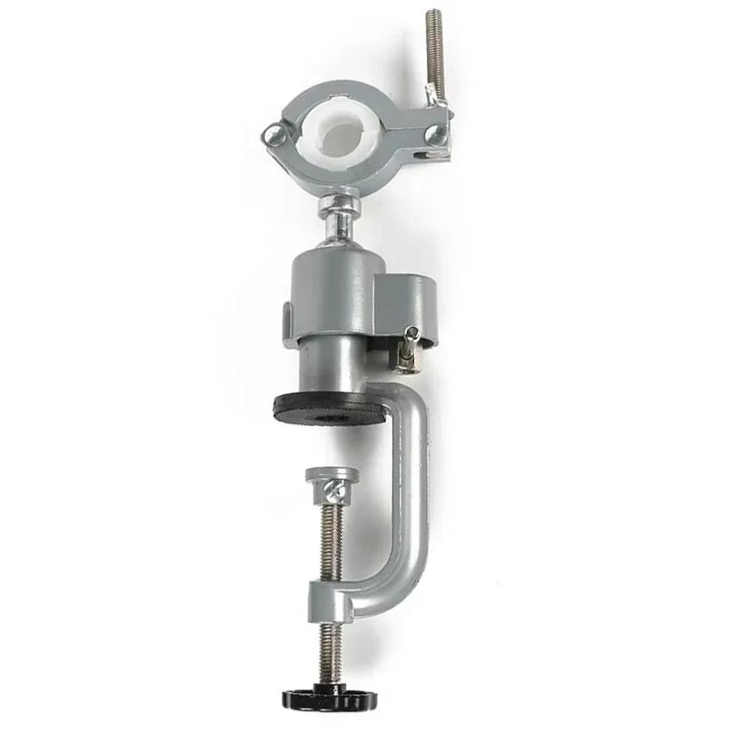 360°Table Swivel Vise Woodworking Grinder Tool Accessory Electric Drill Stand Holder Aluminium Alloy Bracket Table Vise