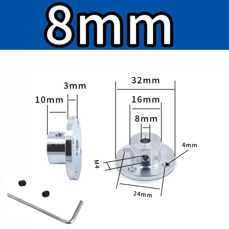 1PCS Rigid Flange Coupling Motor Guide Shaft Coupler Motor Connector Shaft Axis Bearing Fittings 3/4/5/6/6.35/7/8/10/11/12/14mm