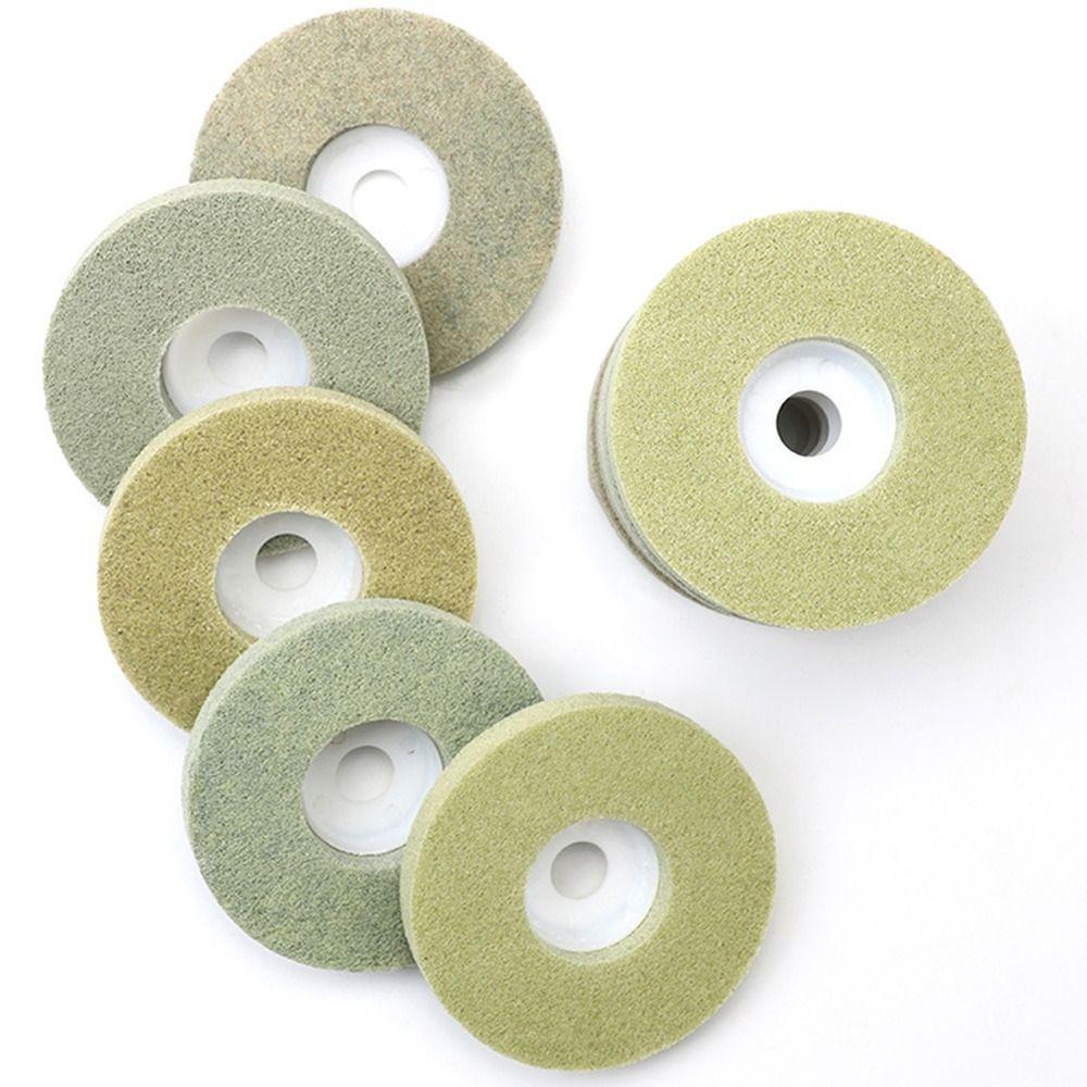 Glass Rotary Tool Nylon Fiber Polishing Wheel Stone Buffing Scouring Grinding Pad Sanding Disc