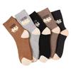 Unisex Kamel Fleece Socken: Dicker Winter-Mid-Calf-Stil für Männer & Frauen, Warmer Frottee für ältere Menschen - Perfekt für Mama & Papa