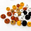 10PCS Halloween Pumpkin Set 5CM Artificial Pumpkin Decorations Halloween Party Foam Pumpkin Desktop Ornament Halloween Decor