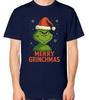 Grinch Unisex T-Shirt Santa Xmas Men Ladies Top Merry Christmas Tee