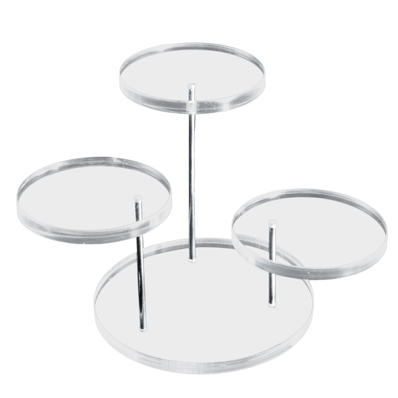 Многослойная акриловая подставка для колец, подставка для сережек, ювелирных изделий, стойка, витрина с драгоценными камнями, мини-аниме, полка для хранения экшн-фигурок