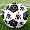 1PC Star Knot Skull Bone Emblem Soccer Ball Size 5 Football Machine Sewn Indoor/Outdoor Universal Football Gift W66