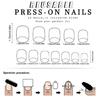 24 Stuks Korte Vierkante Press-On Nagels Bloemen Nepnagels Acryl Nagels Glanzend Volledige Dekking Plaknagels voor Vrouw