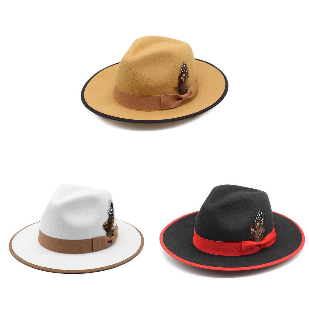 Wool Felt Hat For Women And Men Summer Sun Protection Large Brim With Heart Top Style