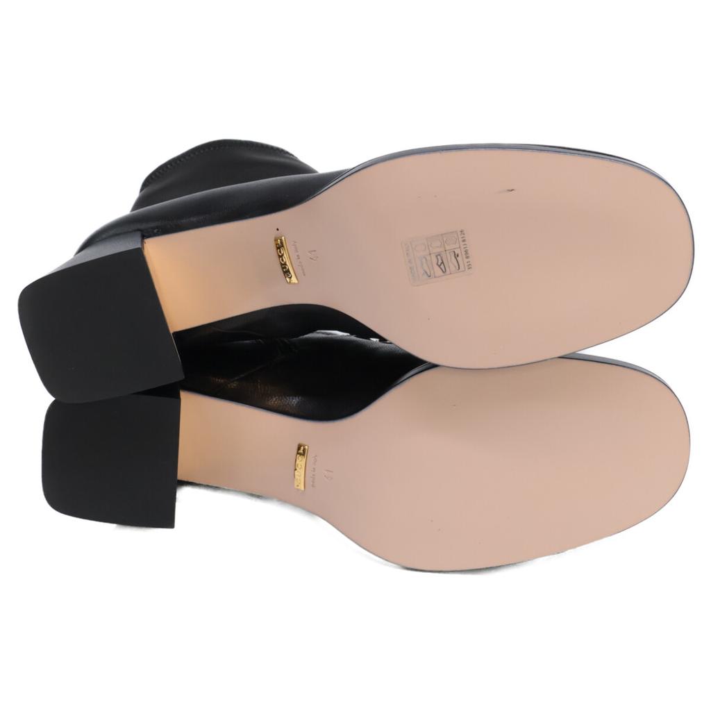 GUCCI 719830 Horsebit Women's Boots shoes 41 blackUsed